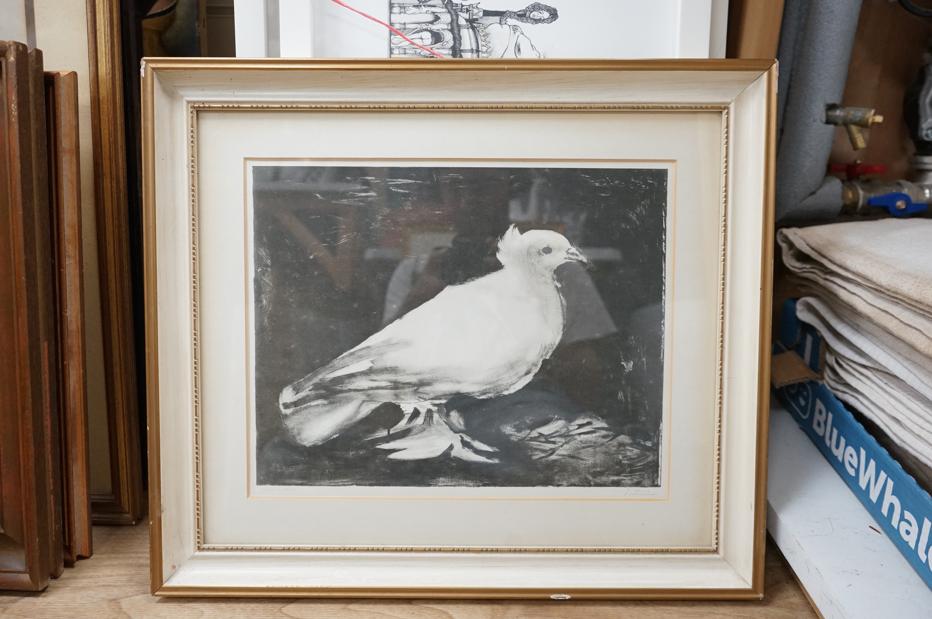 After Picasso (Spanish, 1881-1973), lithograph, 'Little Dove', signed in the plate, 28 x 35cm
